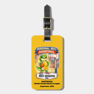 Étiquette À Bagage Meilleur rendement jeunesse basketball   Récompens