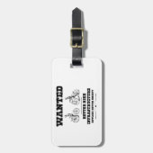 Étiquette À Bagage Meilleure infrastructure cyclable Recherchée (Devant Vertical)