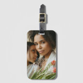 Étiquette À Bagage Meilleure maman jamais photo Elegant (Devant Vertical)