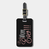 Étiquette À Bagage Meilleure Maman Jour des Mères (Devant Vertical)