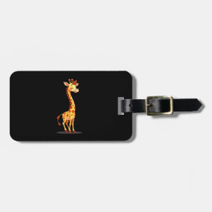 Étiquette À Bagage Meilleure œuvre d'art de girafe pour hommes femmes