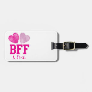 Étiquette À Bagage Meilleurs amis de BFF pour toujours