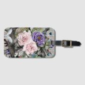 Étiquette À Bagage Mélange floral (Devant Horizontal)
