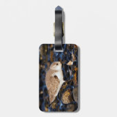 Étiquette À Bagage Mélange Sanderling Dinez sur la palourde en hiver (Dos Vertical)