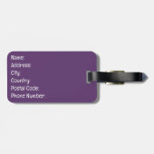 Étiquette À Bagage Mélangons-le. (Dos horizontal)