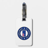 Étiquette À Bagage Melbourne Australie (Dos Vertical)