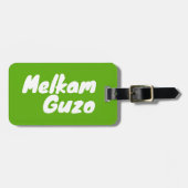 Étiquette À Bagage Melkam Guzo Ethiopian Travel Wises (Devant horizontal)