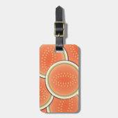 Étiquette À Bagage Mélons funky (Devant Vertical)