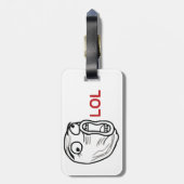 Étiquette À Bagage Mème LOL (Dos Vertical)