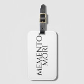 Étiquette À Bagage Memento Mori (Devant Vertical)