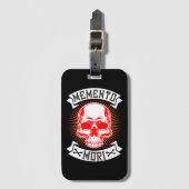 Étiquette À Bagage Memento Mori Crull Votre heure sera venue (Devant Vertical)