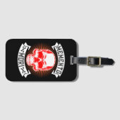 Étiquette À Bagage Memento Mori Crull Votre heure sera venue (Devant Horizontal)