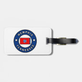 Étiquette À Bagage Memphis Tennessee (Dos horizontal)