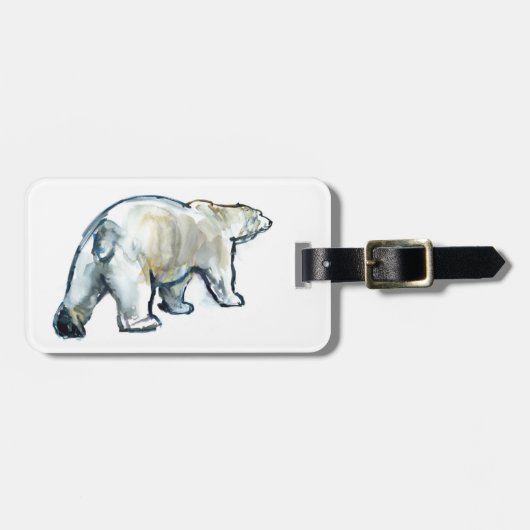 Étiquette À Bagage Menthe de glacier (Devant horizontal)