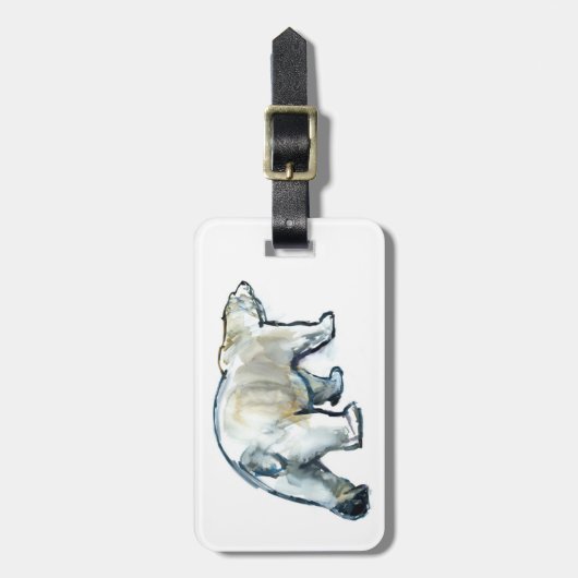 Étiquette À Bagage Menthe de glacier (Devant Vertical)