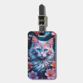 Étiquette À Bagage MeowMee one (Devant Vertical)