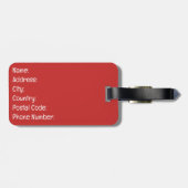 Étiquette À Bagage Meowy Catmas (Dos horizontal)