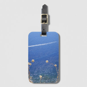 Étiquette À Bagage Mer bleue grecque