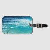 Étiquette À Bagage Mer de Cancun Mexique (Devant Horizontal)