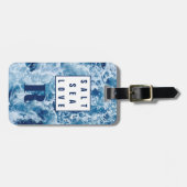 Étiquette À Bagage Mer et amour de sel (Devant horizontal)