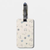 Étiquette À Bagage Mer marine (Dos Vertical)