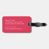 Étiquette À Bagage Mère de la Groom Destination Tropicale Mariage (Dos horizontal)