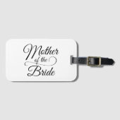 Étiquette À Bagage Mère de la mariée (Devant Horizontal)