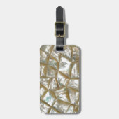 Étiquette À Bagage Mère de Pearl Design (Devant Vertical)