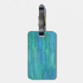 Étiquette À Bagage Mère Terre Abstraite (Dos Vertical)