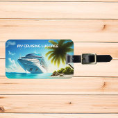 Étiquette À Bagage Mes bagages de croisière Bateau de croisière