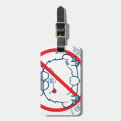 Étiquette À Bagage met bas la chemise de chèvre de Chicago (Devant Vertical)