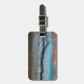 Étiquette À Bagage Métal oxydé (Devant Vertical)