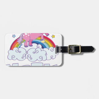 Étiquette À Bagage Métal Unicorn