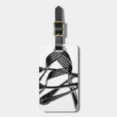 Étiquette À Bagage Métallique (Devant Vertical)