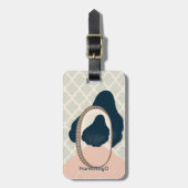 Étiquette À Bagage métaphore_15_une fille dans le miroir (Devant Vertical)