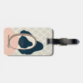 Étiquette À Bagage métaphore_15_une fille dans le miroir (Dos horizontal)