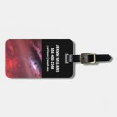 Étiquette À Bagage Météo Sur Une Étoile Naine Brown. (Devant horizontal)