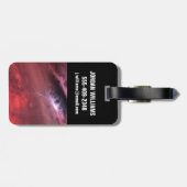 Étiquette À Bagage Météo Sur Une Étoile Naine Brown. (Dos horizontal)