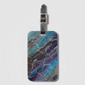 Étiquette À Bagage Metro Swirl (Devant Vertical)