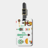 Étiquette À Bagage mexican mariachi (Devant Vertical)