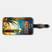 Étiquette À Bagage Mexique (Dos horizontal)