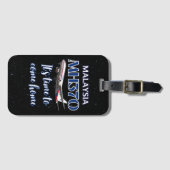 Étiquette À Bagage MH370 malaisienne Il est temps de rentrer à la mai (Devant Horizontal)