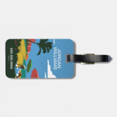 Étiquette À Bagage Miami, FL (Dos horizontal)