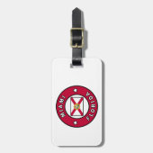 Étiquette À Bagage Miami Floride (Devant Vertical)