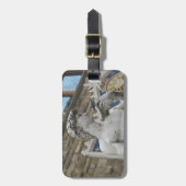 Étiquette À Bagage Michel-Ange, la statue de David en Italie (Devant Vertical)