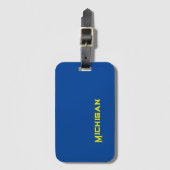 Étiquette À Bagage Michigan (Devant Vertical)