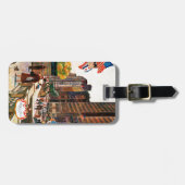 Étiquette À Bagage Michigan Avenue, Chicago par John Falter (Devant horizontal)