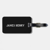 Étiquette À Bagage Microbes Virales (Dos horizontal)