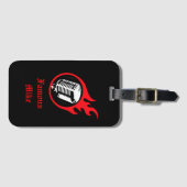 Étiquette À Bagage Microphone flamboyant personnalisé (Devant Horizontal)