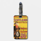 Étiquette À Bagage Midland Railway Scotland (Dos Vertical)